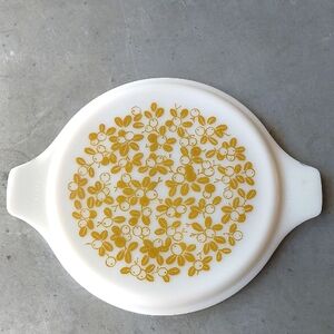 Vintage Pyrex Verde green olives replacement lid 25-C 21